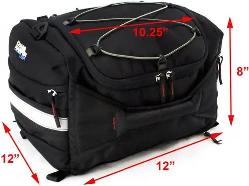Vista 4 de Chase Harper USA 4200 Hideaway Tail Trunk - Resistente al agua, resistente al desgarro, nailon balístico de grado industrial