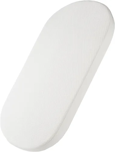 Vista 11 de Mecc ecoh Colchón para moisés de bebé, cubierta 100% transpirable, forro resistente al agua, ovalado de 29"x17"x2" pulgadas, se adapta al moisés