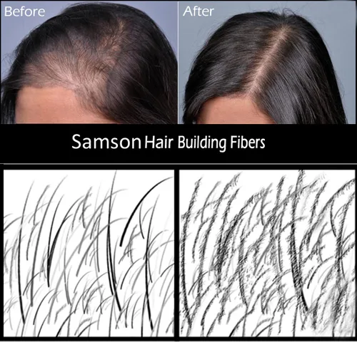 Vista 2 de Samson Best Hair Fibers by Samson Best Hair Loss Concealer Building Fibers - Recipientes y repuestos para todas las marcas fabricadas en Estados
