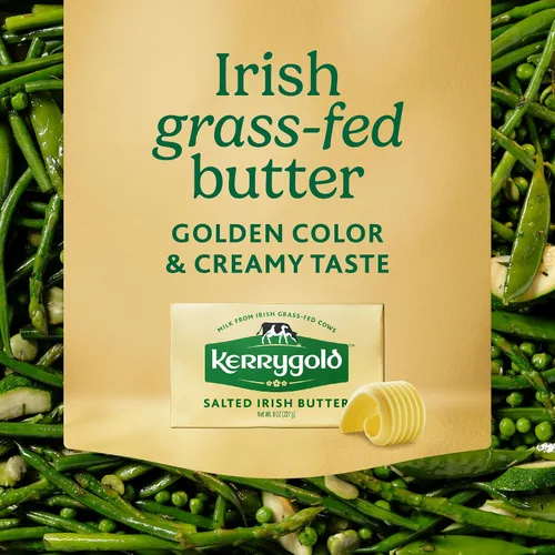 Vista 3 de Kerrygold - Mantequilla irlandesa auténtica, con sal, 8 onzas.