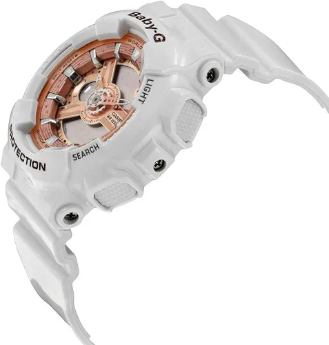 Vista 4 de Casio Baby - Reloj clásico para mujer en resina con temporizador acústico diario de alarma y luz LED resistente al agua y a los golpes