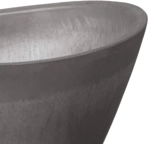 Vista 4 de PSW Pot Collection YB41CT Maceta Curvada de Compuesto de Plástico/Piedra/Madera – Sin Orificio de Drenaje (Perforable), para Plantas y Jardines