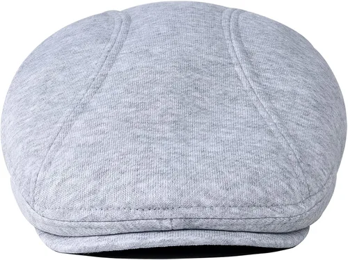 Vista 4 de JANGOUL Sombreros Newboy de algodón para hombre, gorra plana ajustable, gorra ajustable irlandesa