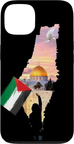 Vista 7 de Boy Hold Palestine Map Flag Jerusalem's City Palestinians Case for iPhone 17