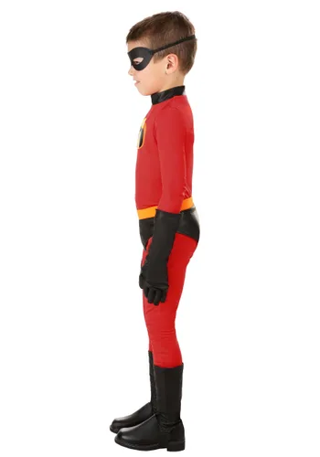 Vista 5 de Disfraz Deluxe de Dash de Los Increíbles para Niños Pequeños Multicolor