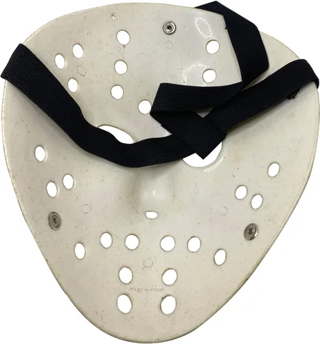 Vista 7 de Máscara de hockey de terror para Halloween, cosplay, mascarada, máscara de disfraz de Navidad con correas ajustables