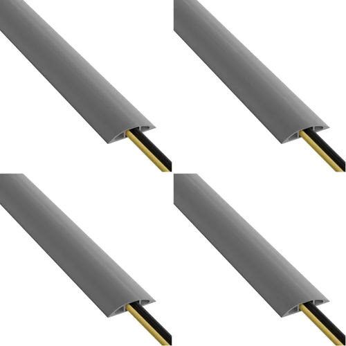 Vista 14 de D-Line – Funda para cable de piso de 6 pies, protector de cable, oculta cables de extensión, protege cables, evita riesgos de caídas, ocultador