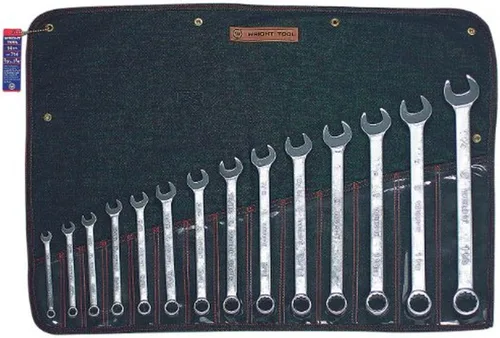 Vista 4 de Wright Tool #707 Wrightgrip - Juego de llaves combinadas de 7 piezas, 12 puntos, color plateado