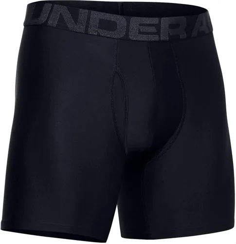 Vista 5 de Under Armour Tech - Ropa interior Boxerjock para hombre 6pulgadas paquete con 2