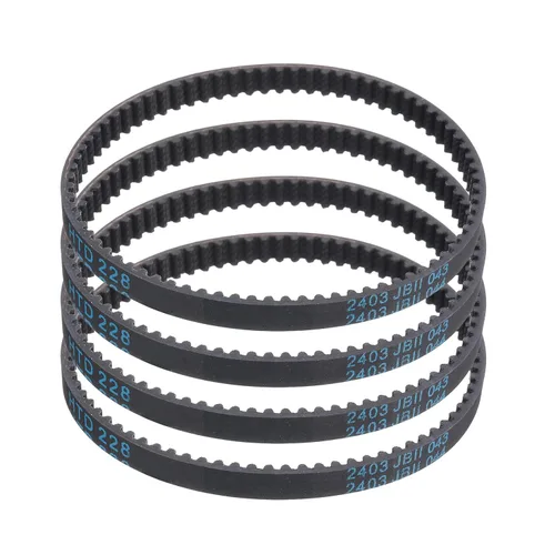 Vista 31 de uxcell 4 piezas HTD-3M Correa de Distribución de Goma 48 Dientes, Longitud de Paso 144mm x Ancho 6mm x Altura 2.4mm, Correa de Polea de Distribución