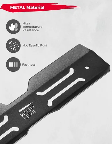 Vista 4 de KEMIMOTO Cubierta de protección térmica de metal para tubo de escape compatible con CT125 Trail 125 Hunter Cub 2021 2022 2023 2024 2025 2026