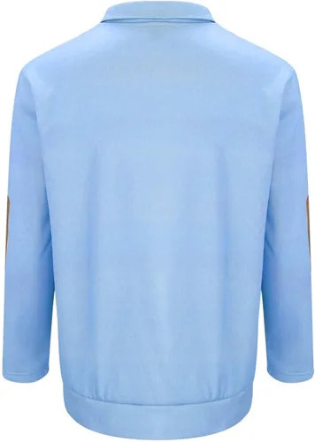 Vista 3 de JIOEEH Y2k Hoodies,Mens Corduroy Shirts Lapel Collar Button Up Pullover Mock Neck Long Sleeve Sweaters Polo Sweatshirts