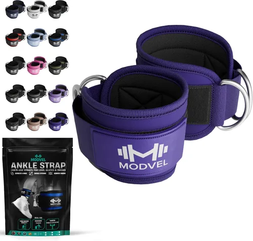 Vista 14 de Modvel Gym Ankle Strap for Cable Machines – Glute & Leg Kickback Ankle Straps for Gym Workouts – Adjustable, Padded Support for Strength Training