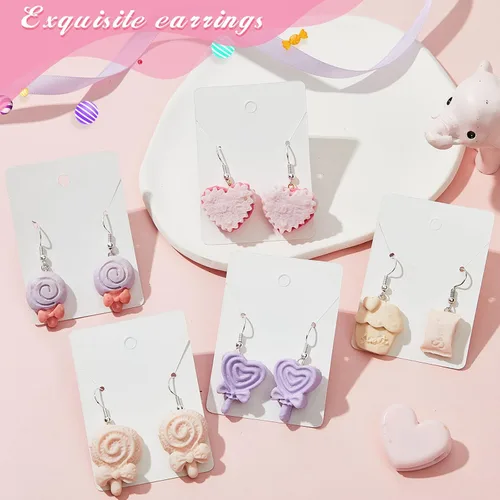 Vista 3 de 2 piezas moldes de arcilla polimérica para dulces para hacer joyas forma de caramelo helado piruleta dona chips moldes de arcilla polimérica