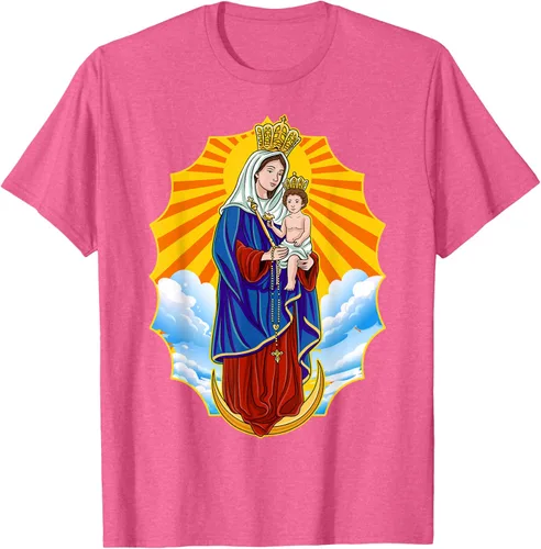 Vista 31 de Chinita Chiquinquira Venezuela Maracaibo Virgen Chiquinquira Chinita Zulia Camiseta negra