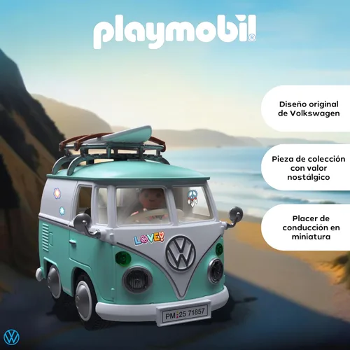 Vista 3 de Playmobil X Volkswagen T1 Camper