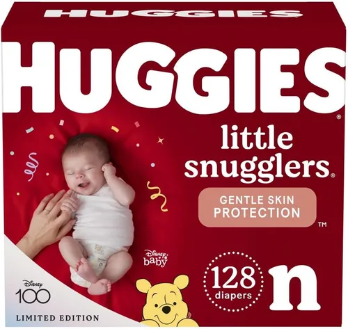 Vista 13 de Huggies Little Snugglers - Pañal para bebé, talla 1, 8 a 14 libras, 34717, 20