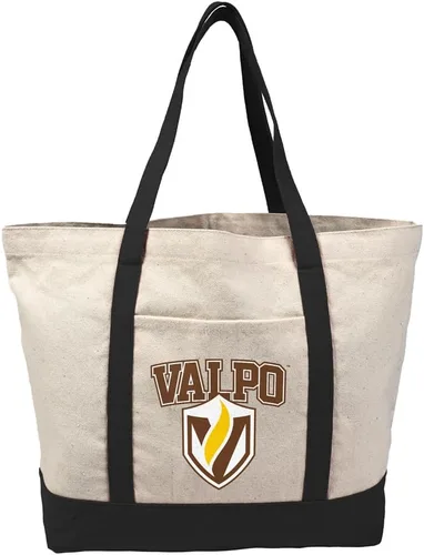 Vista 274 de Campus Lab Bolsa de lona con logotipo primario colegiado con bolsillo externo, bolsa de hombro reutilizable para ir de compras, playa Águilas A&m