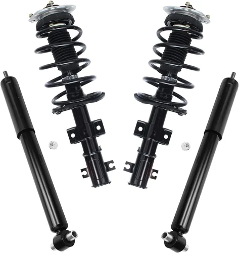 Vista 46 de Detroit Axle - Kit de amortiguadores de 4 puntales para Ford Escape 14-19, 2 puntales delanteros con resorte helicoidal 2 amortiguadores traseros