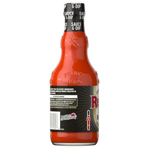 Vista 25 de Frank's RedHot Salsa picante para alitas de búfalo, 12 fl oz