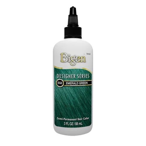 Vista 4 de EG3 Emerald Green Bigen Designer Series - Coloración para el cabello semipermanente (paquete de 3)