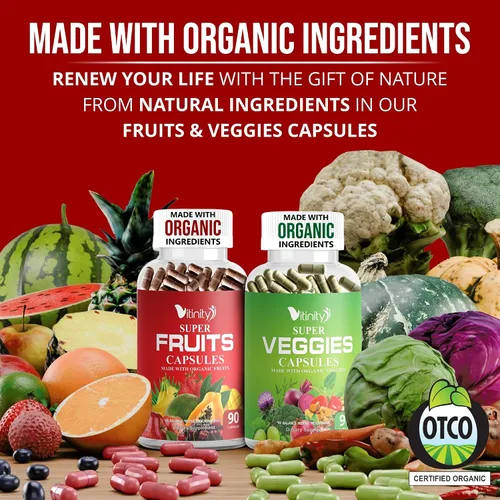 Vista 15 de VITINITY Super Greens - Gomitas multivitamínicas Hechas con 30 superalimentos reales, verduras, hierbas, frutas para adultos y niños para aumentar