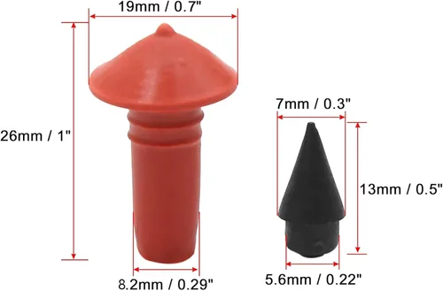Vista 2 de Kit de reparación de neumáticos, kit de tapones de neumáticos profesional resistente, kit de reparación de tapones de neumáticos sin cámara de lujo