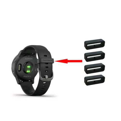 Vista 3 de Paquete de 2 cargadores para Garmin vivoactive 4S/Rey/Captain Marvel/Appraoch X10, cable de sincronización de datos con clip de carga, añade 4