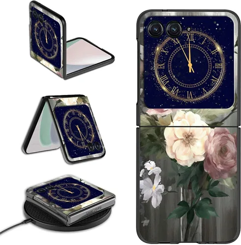 Vista 38 de Rossy Funda para Motorola RAZR 5G, para Moto RAZR 5G, funda delgada y ligera de policarbonato duro a prueba de golpes para Motorola Moto RAZR 5G