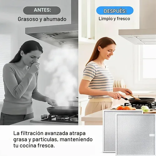Vista 8 de Filtro de campana extractora BPS1FA30 mejorado de 11-3/4 x 14-1/4 pulgadas, ajuste exacto para campanas Broan QS1, WS1, QS2 y Nutone de 30 pulgadas
