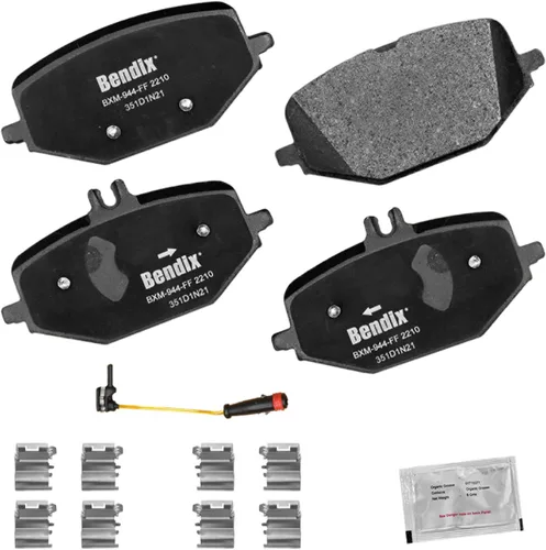 Vista 156 de Bendix Priority1 CFC154 - Juego de pastillas de freno de disco para Avanti II, Century, LeSabre, Regal, Riviera, chasis comercial, DeVille