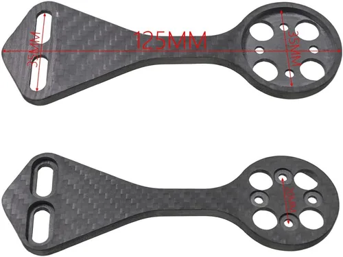 Vista 4 de Manillar Aero integrado en la parte delantera de ciclismo para computadora de carretera compatible con Garmin, para XOSS G G+ y accesorio de luz