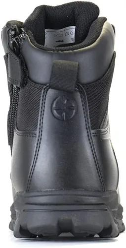 Vista 3 de LA Police Gear LAPG Sector - Botas de trabajo con cremallera lateral para Negro
