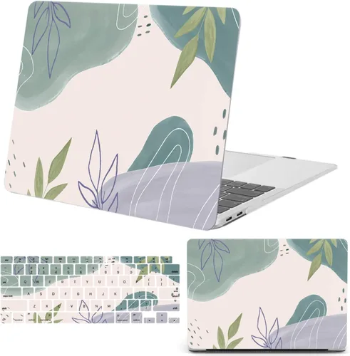 Vista 31 de Funda para MacBook Air 15.3'' A3448/A3241/A3114/A2941, lunares marrones