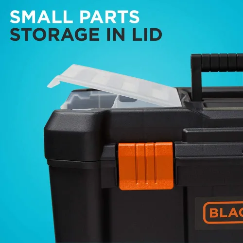 Vista 4 de Beyond by BLACK+DECKER - Paquete de caja de herramientas, 19 pulgadas y 12 pulgadas (BDST60129AEV)