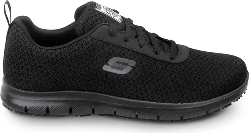 Vista 3 de Skechers Ava MaxTrax - Puntera suave para mujer, antideslizante, baja atlética, Negro