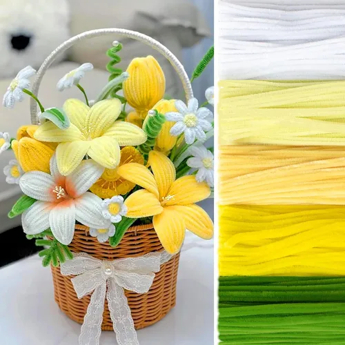 Vista 18 de Peryiter - Paquete de 500 limpiapipas para manualidades, macaron, 12 Macarrón