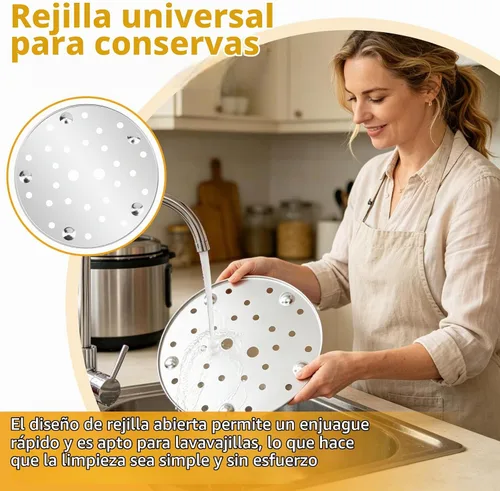 Vista 3 de 85707 - Estante para latas de presión de 11 pulgadas para presto de 16 a 22