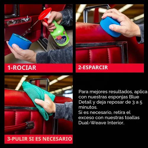 Vista 4 de Griot's Garage Protector cerámico de vinilo y goma para detallado de automóviles, restaurador y protector para tableros, paneles de puertas