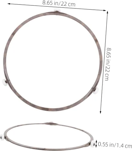 Vista 4 de NUOBESTY Soporte de repuesto para placas de vidrio para placas de vidrio, apto para hornos de microondas