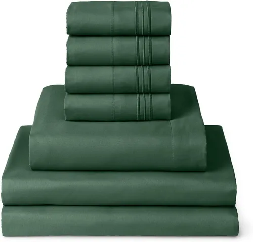 Vista 41 de Mellanni Juego de sábanas Twin XL - Juego de ropa de cama de 4 piezas de la colección icónica, (incluyendo 2 fundas de almohada), bolsillo profundo