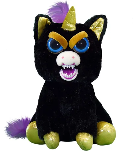 Vista 3 de Feisty Pets Gloria Golddigger Unicornio Negro