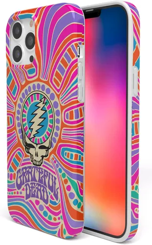 Vista 5 de Funda Casely para iPhone 13 Pro Arte del Caos Cráneo de Grateful Dead Compatible con MagSafe/Funda para 13 Pro