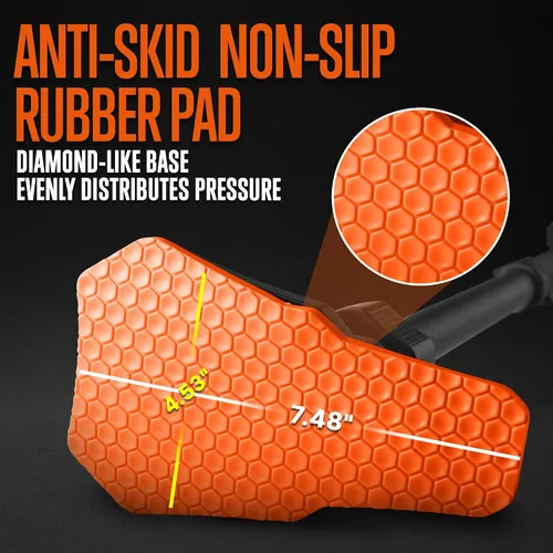Vista 4 de SQUATZ Barra de dominadas ajustable, equipo de ejercicio de entrenamiento de fuerza con bloqueo automático, ancho ajustable de 29 a 45 pulgadas