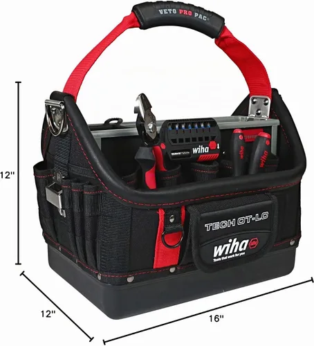 Vista 10 de Wiha 91239 Veto RedStripe TECH OT-LC Kit de herramientas de bolsa abierta de 11 piezas