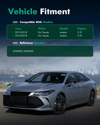 Vista 4 de SCITOO - Amortiguador delantero para Toyota se adapta a 2013-2018 para Toyota Avalon Shocks 3350002 3350003 amortiguadores - Juego de 2 piezas