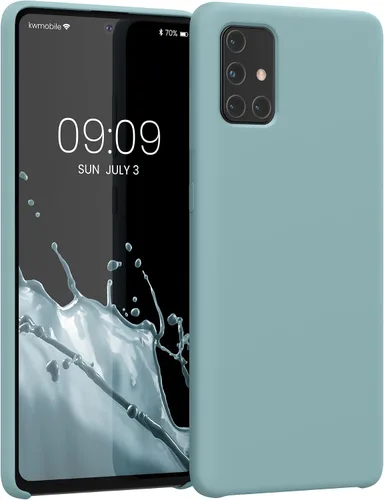 Vista 33 de kwmobile Funda Compatible con Samsung Galaxy A14 5G - Funda de teléfono de TPU y silicona con acabado suave - Verde Lima
