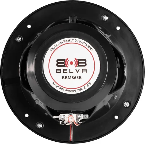 Vista 6 de BBMS65B 400W Peak (200W RMS) 6.5" Altavoces marinos coaxiales de 2 vías (negro)
