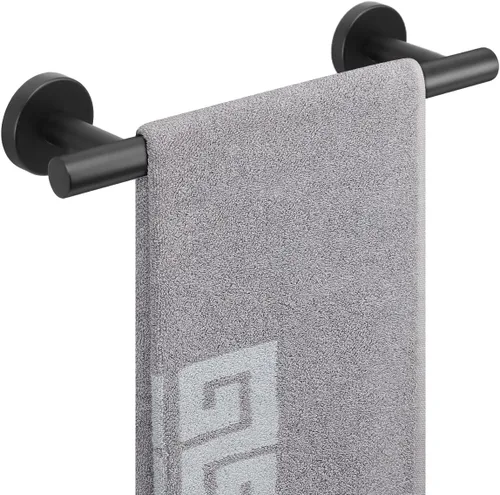 Vista 46 de NearMoon - Barra para toallas de baño, accesorios de baño de acero inoxidable, para toalla de ducha para baño, soporte de toalla montado en la pared