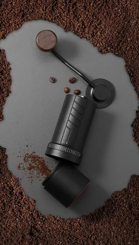 Vista 9 de Vevok Chef Molinillo de café manual O20 – 20 niveles de ajuste externo, capacidad de 1.23 oz con estuche de viaje y equipo de limpieza, molinillo